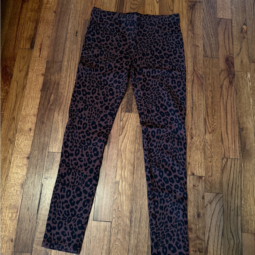 Leopard skinny pants